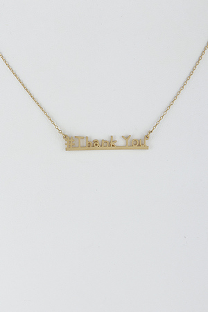 Forever Thankful Simple Necklace 6HCE8